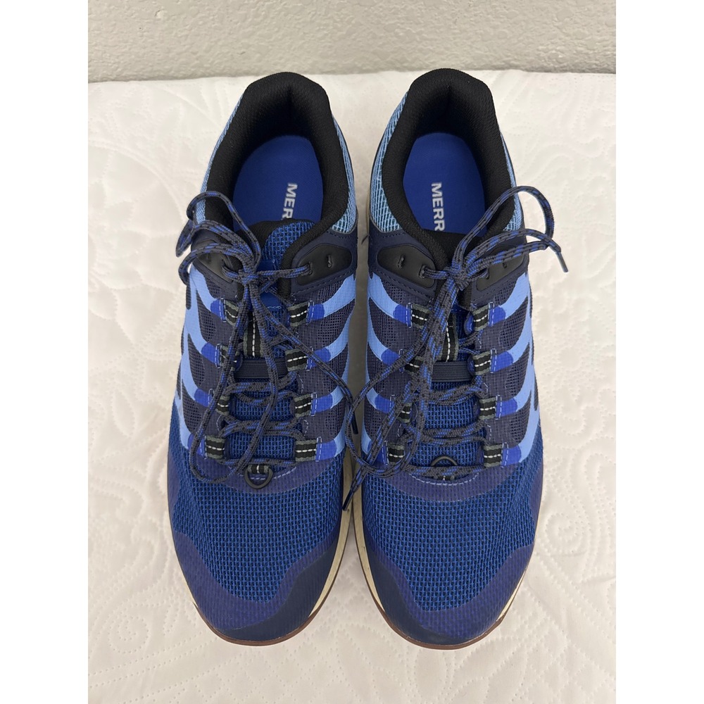 Merrell Nova 3 Blue Trail Running Shoes J068203 Men's Size 10 - Picture 3 of 11